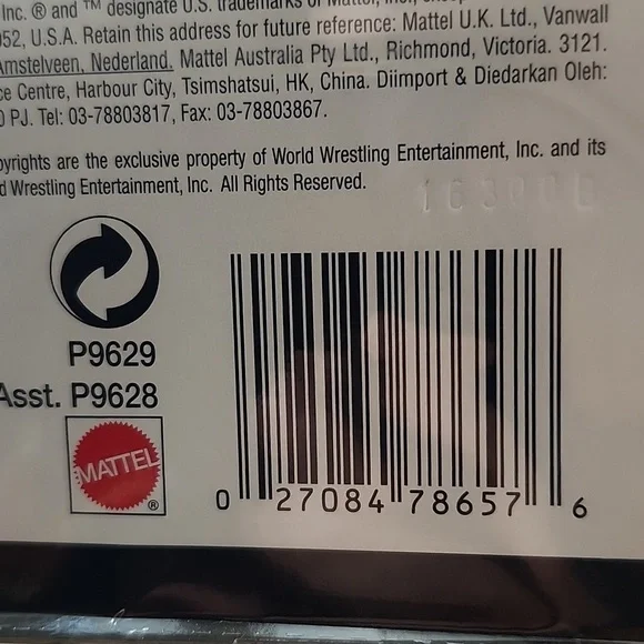 WWE Legends 1 Road Warrior Hawk Figure in Black and Silver - Picture 10 of 10